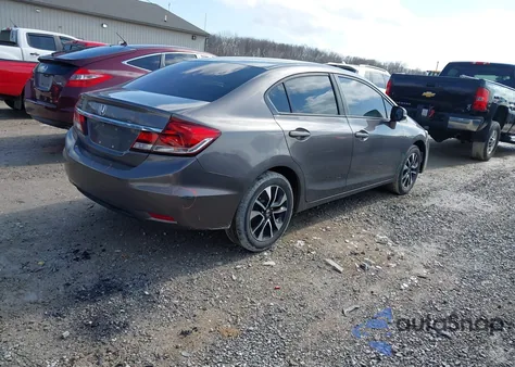 2013 Honda Civic Ex z USA, uszkodzony, nr VIN 19XFB2F87DE250684